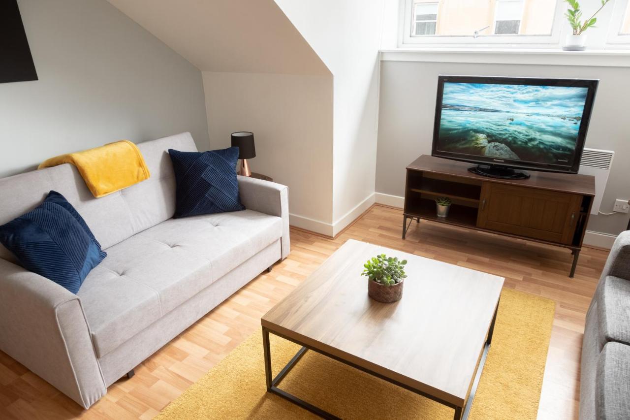 Modern Merchant City Apartment By George Square Glasgow Exteriér fotografie