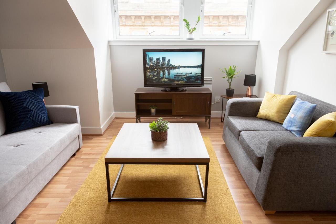 Modern Merchant City Apartment By George Square Glasgow Exteriér fotografie